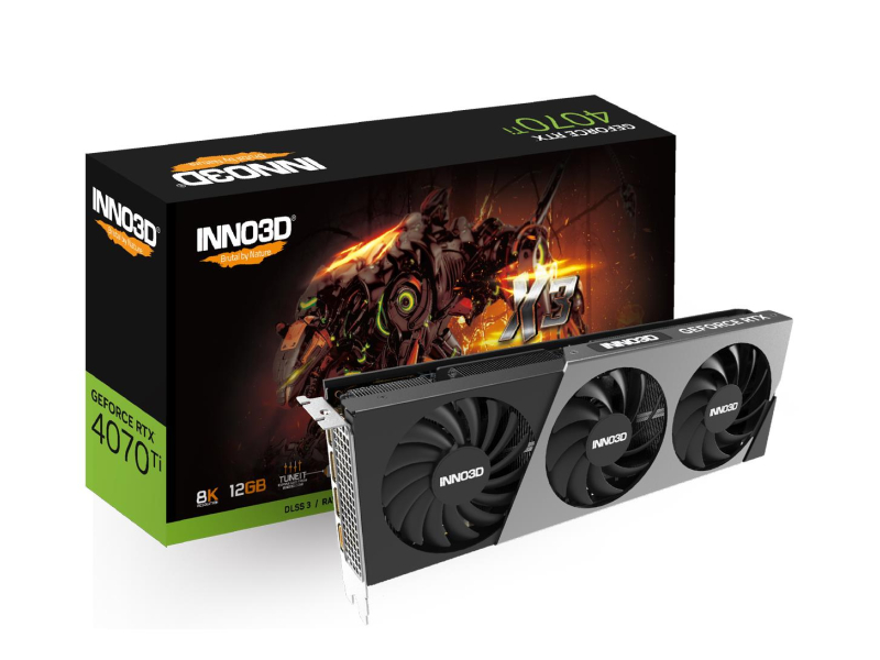 INNO3D GeForce RTX 4070 Ti X3 12GB GDDR6X